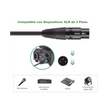 Cable para Micrófono de 6.35 mm a XLR Canon de 5 Metros