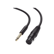 Cable Audio 6.35mm a XLR 5m