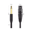 Cable Audio 6.35mm a XLR 5m