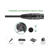 Cable Audio 6.35mm a XLR 5m