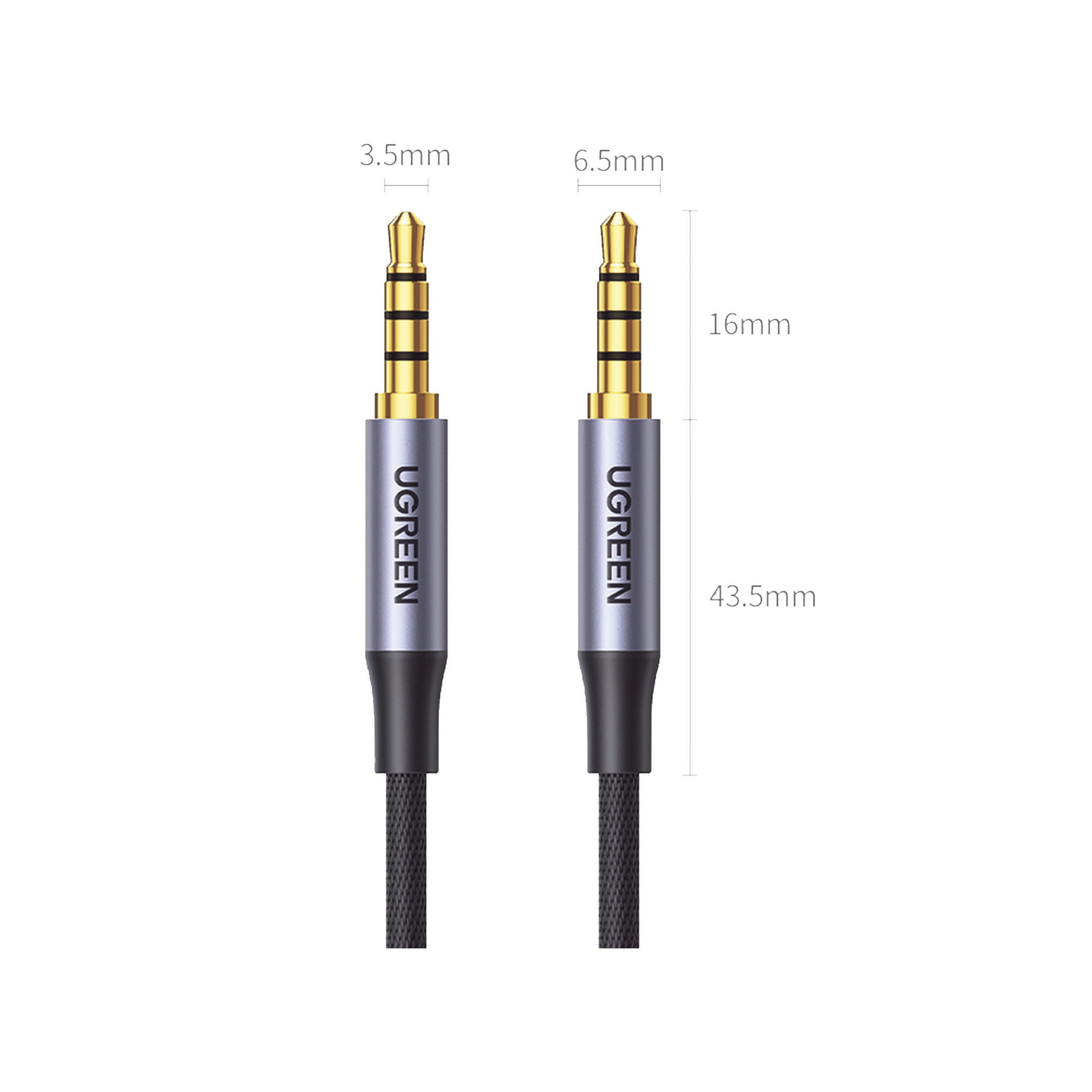 Cable Auxiliar 3.5 mm Estéreo de 2 Metros