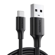 Cable USB-A a USB-C de 2 Metros | Carga Rápida 60W y Transferencia de Datos 5 Gbps | Compatible con QC 3.0/2.0, FCP y AFC | Protección Integrada | Cubierta TPE Flexible | Carcasa ABS | Color Negro