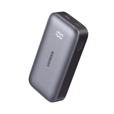 Mini Power Bank 10000mAh 30W USB-C con Pantalla
