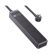 Regleta con Protector de Sobretensiones / 3 Salidas CA NEMA 5-15R / USB-C PD 30W / 2 USB-A / 1600 J / Cable 1.8m (5.9 pies) / Negro