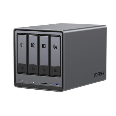 NASync DXP4800 | SO UGOS Pro |  Intel N100 12th Gen Intel® Quad Core™ | 4-Bahias (SATA) hasta 96TB | 2* M.2 SSD hasta 16TB| 8GB DDR5 (Exp. a 16GB) | 2.5Gb Dual Ethernet | HDMI 4K | 2* USB2.0 | 1*USB 3.2Gen | 1* USB 3.2Gen2 | 1*USB-C 3.2Gen2 | SD