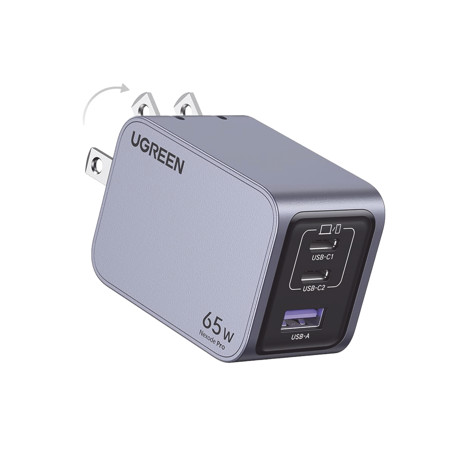 Cargador Nexode Pro GaN 65W 3 Puertos