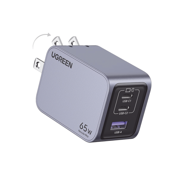 Cargador Nexode Pro GaN 65W 3 Puertos