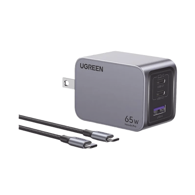 Cargador Nexode Pro GaN 65W 3 Puertos