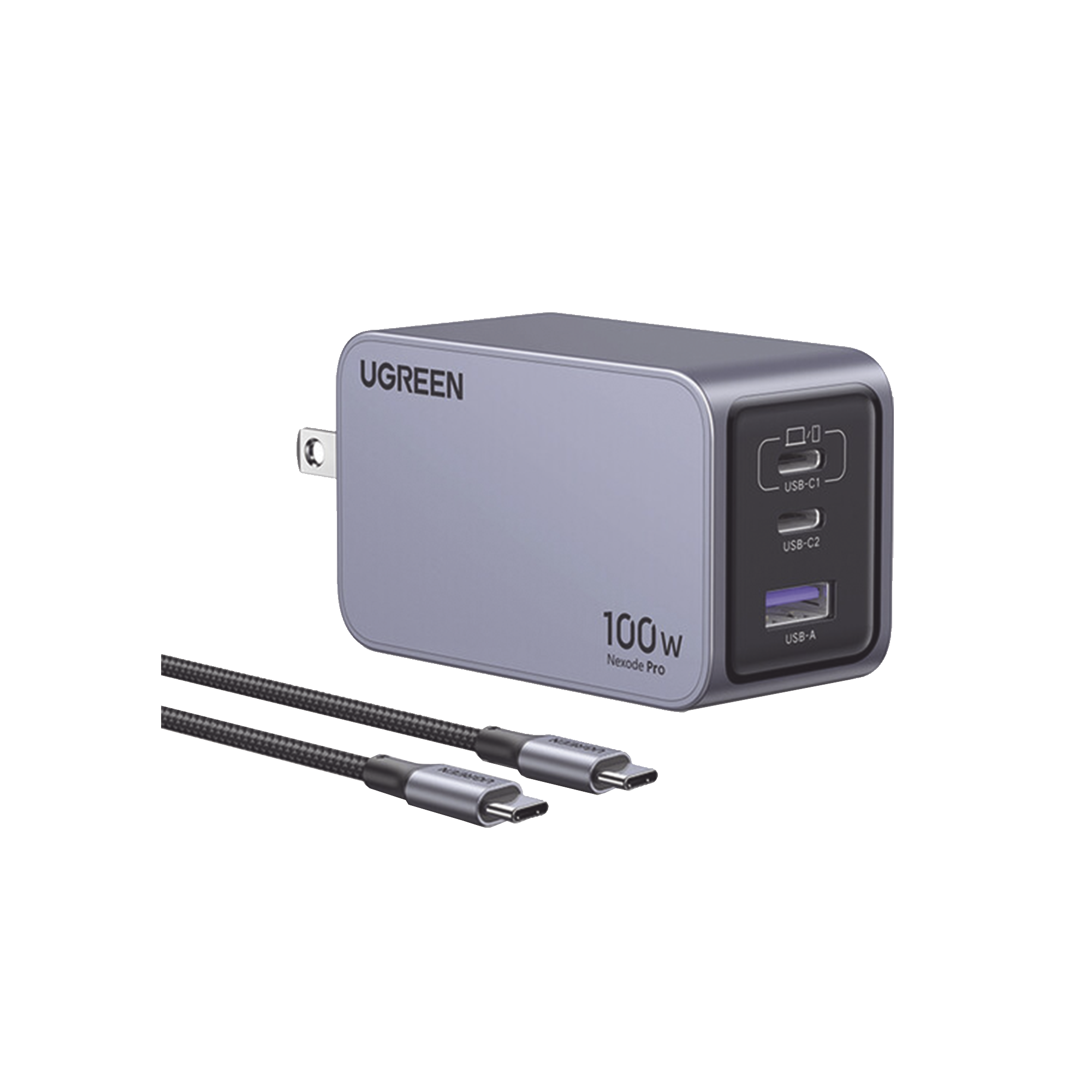 Cargador Nexode Pro GaN 100W 3 Puertos USB-C