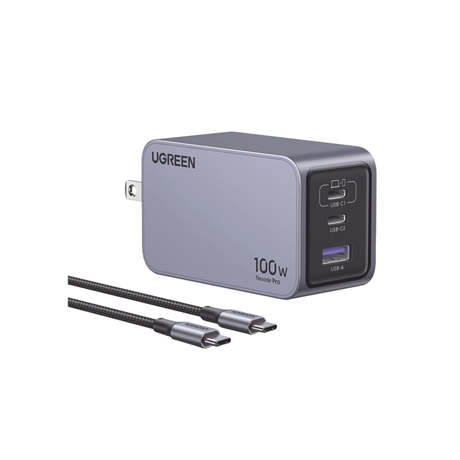 Cargador Nexode Pro GaN 100W 3 Puertos USB-C