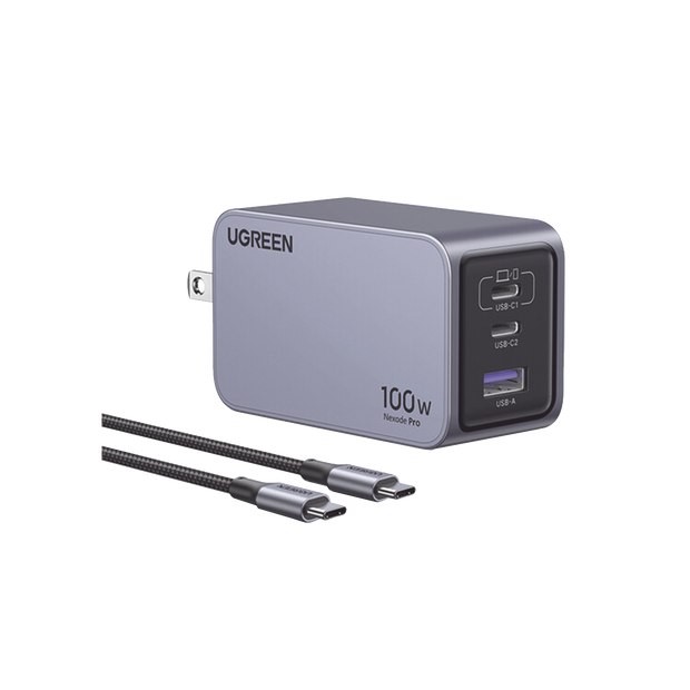 Cargador Nexode Pro GaN 100W 3 Puertos USB-C