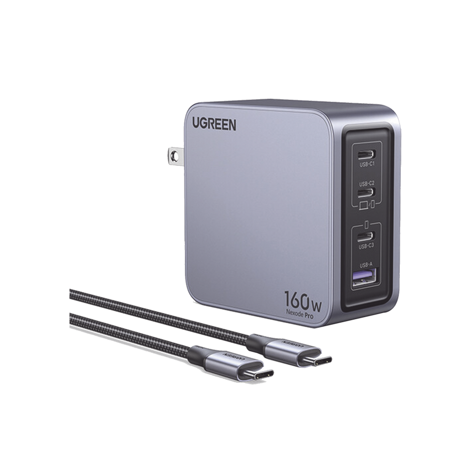 Cargador GaN 160W USB-C PD 3.1 para Laptop