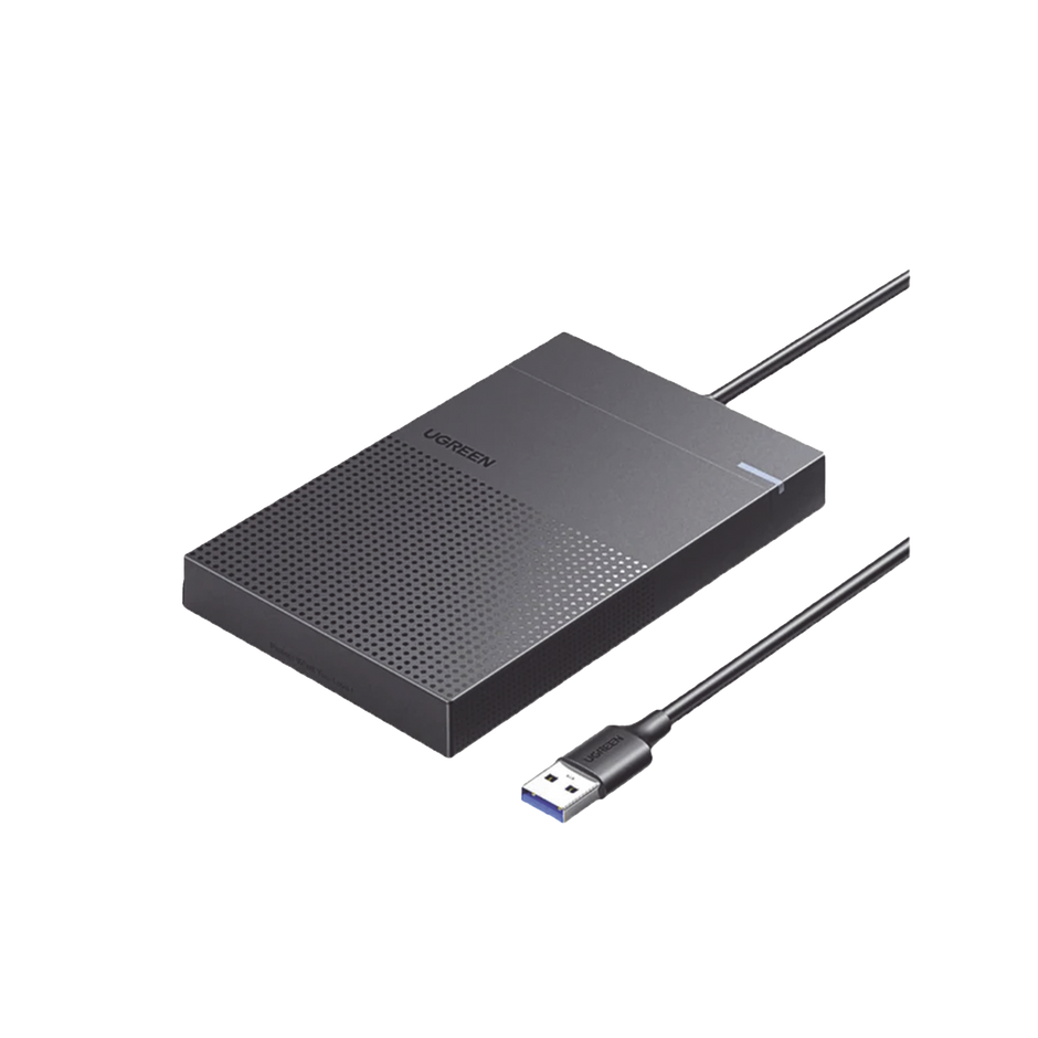Carcasa de Disco Duro 2.5'' (Enclosure) | Adecuado para HDD y SSD de 2.5” | Chip Inteligente | UASP & TRIM | Led Indicador | ABS | Hibernación Automática | Compatible con SATA I II III, HDD, SSD de hasta 6TB.
