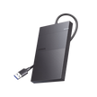 Carcasa de Disco Duro 2.5'' (Enclosure) | Adecuado para HDD y SSD de 2.5” | Chip Inteligente | UASP & TRIM | Led Indicador | ABS | Hibernación Automática | Compatible con SATA I II III, HDD, SSD de hasta 6TB.