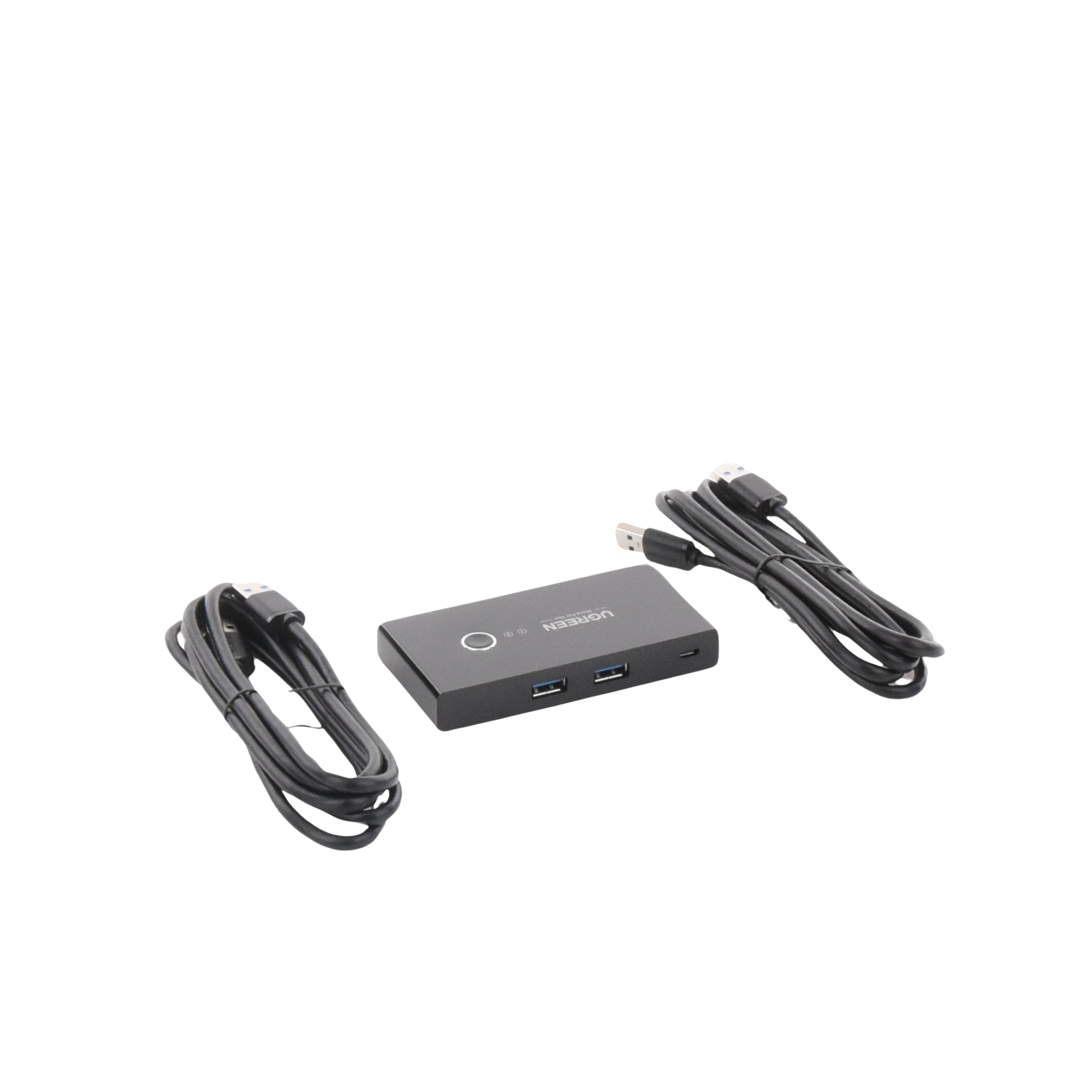 Switch USB 3.0 para 2 Computadoras 4 Puertos USB Ideal para Impresora, Escáner, Teclado y Mouse