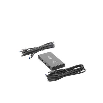Conmutador USB 3.0 4 Puertos para 2 PCs