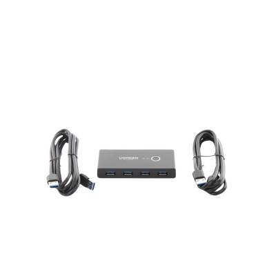 Conmutador USB 3.0 4 Puertos para 2 PCs