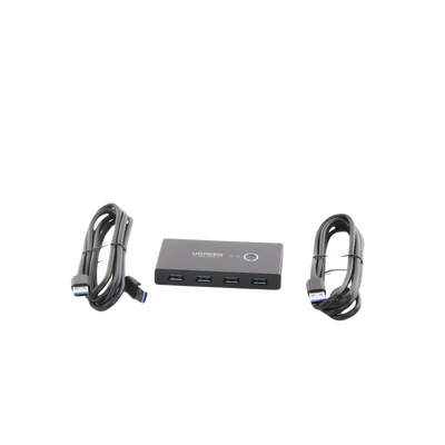 Conmutador USB 3.0 4 Puertos para 2 PCs