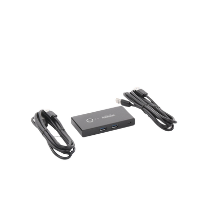 Conmutador USB 3.0 4 Puertos para 2 PCs