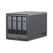 NASync DXP4800 Plus | Intel Pentium Gold 8505 | 4 Bahías SATA + 2 M.2 NVMe | 8GB DDR5 Expandible a 64GB | 10GbE + 2.5GbE | HDMI 4K | USB-C 3.2 | Sistema NAS de Alto Rendimiento