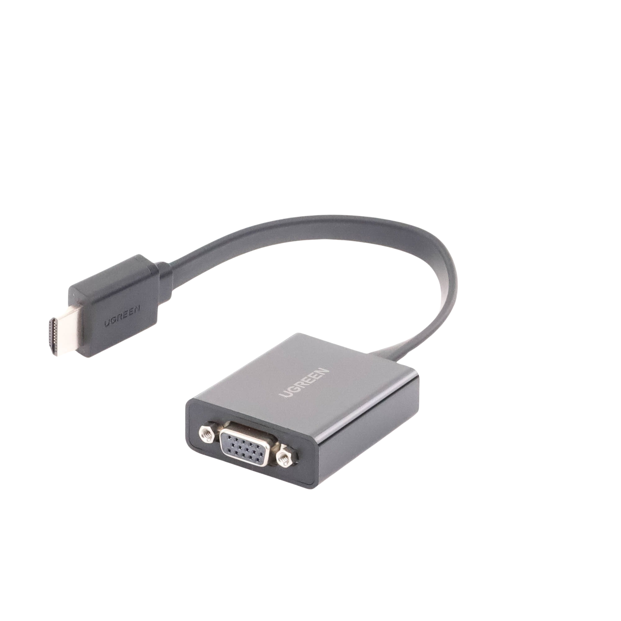 Adaptador HDMI a VGA con Audio 3.5 mm |Puerto Micro USB para Alimentación