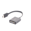 Adaptador HDMI a VGA con Audio 3.5 mm |Puerto Micro USB para Alimentación