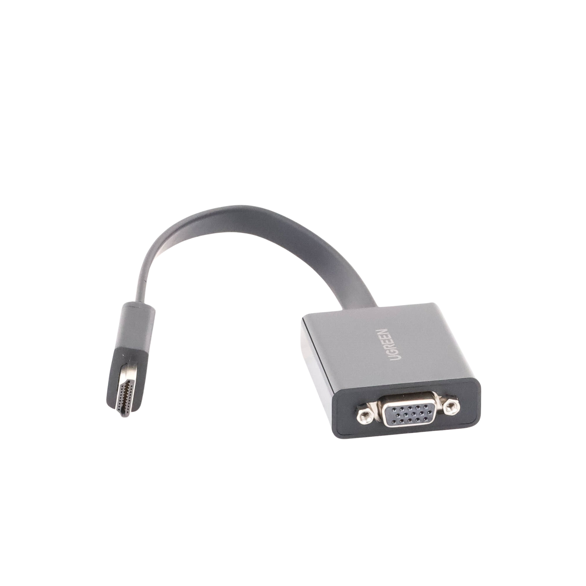 Adaptador HDMI a VGA con Audio 3.5 mm |Puerto Micro USB para Alimentación