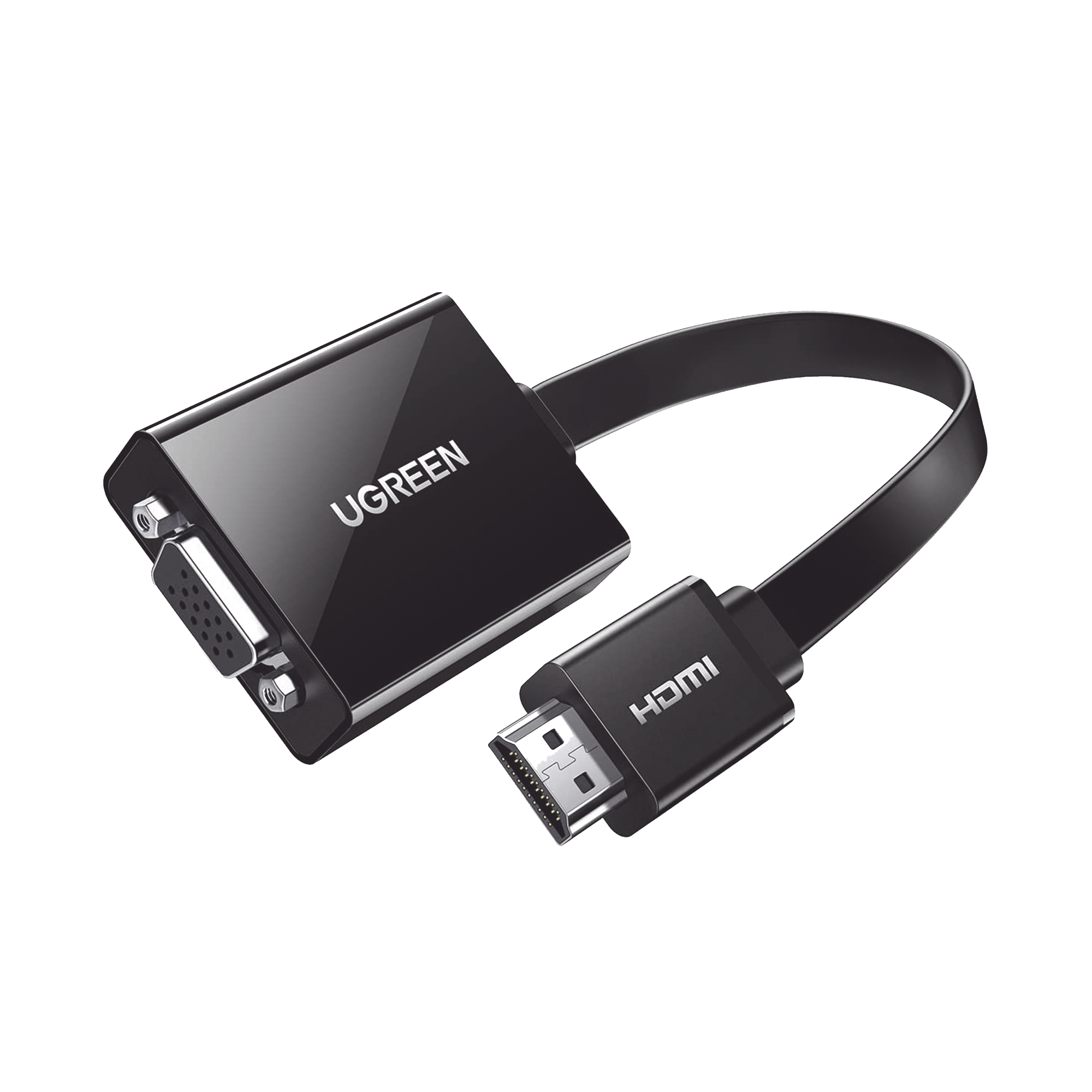 Adaptador HDMI a VGA con Audio 3.5 mm |Puerto Micro USB para Alimentación