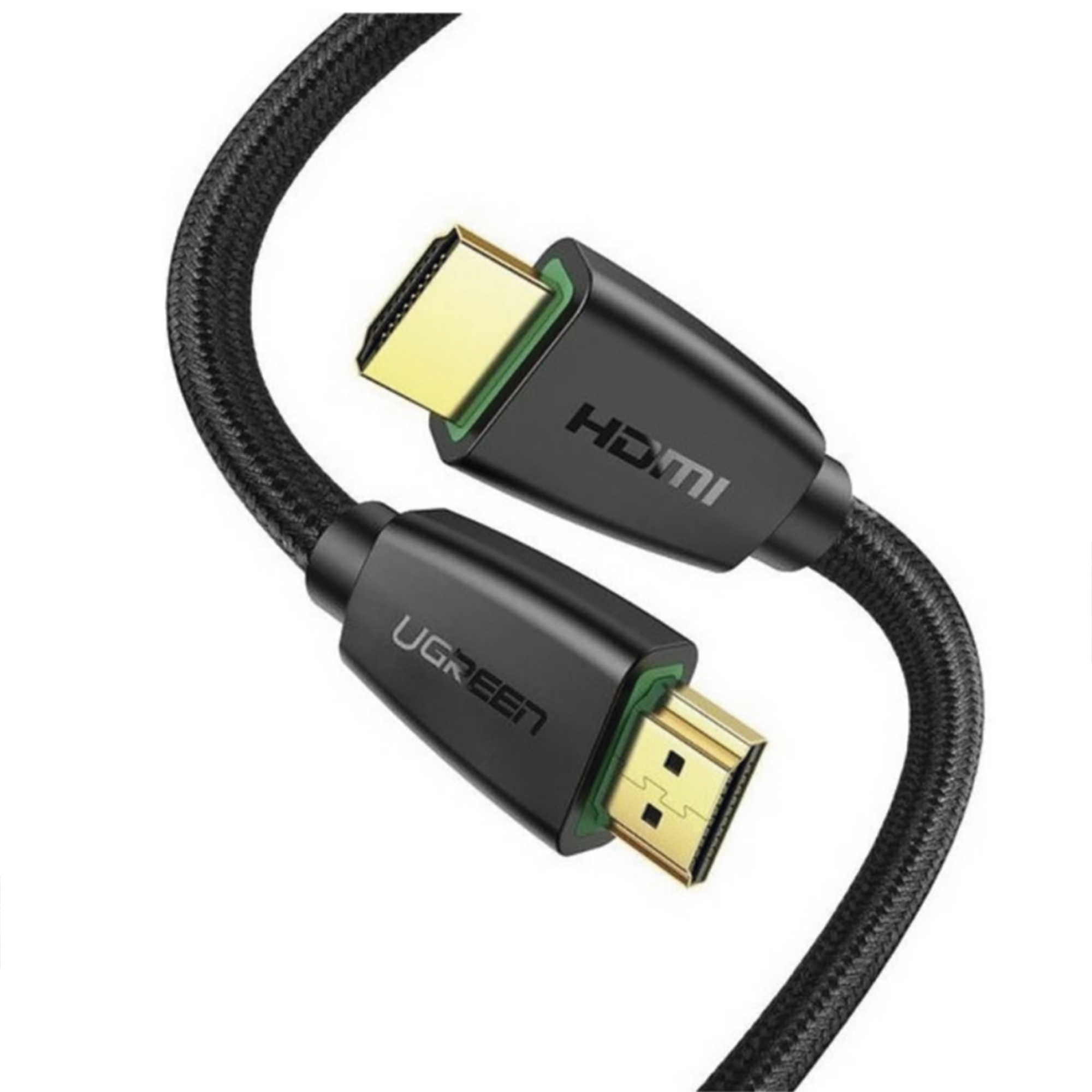 Cable HDMI 2.0 Trenzado de 2 Metros 4K 60Hz Compatible con TV, Monitor, Proyector y Consolas