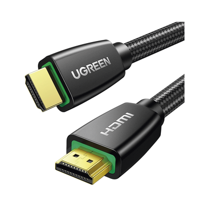 Cable HDMI 2.0 Trenzado de 2 Metros 4K 60Hz Compatible con TV, Monitor, Proyector y Consolas