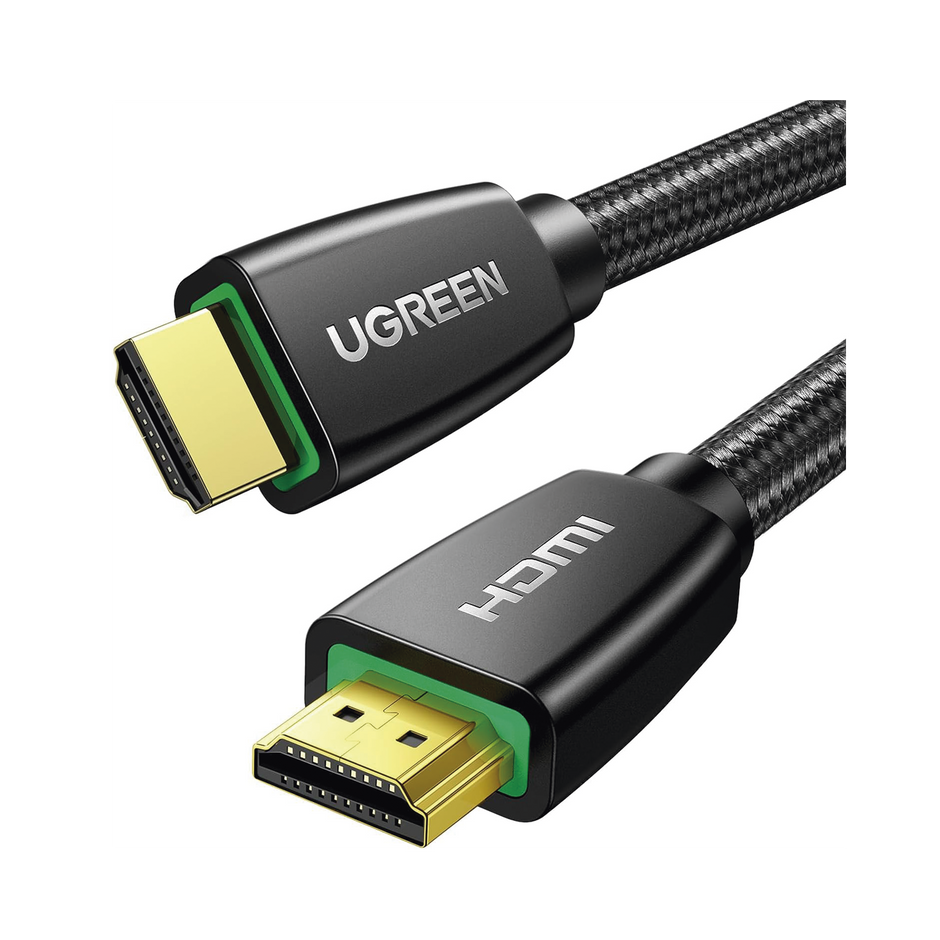 Cable HDMI 2.0 Trenzado de 2 Metros 4K 60Hz Compatible con TV, Monitor, Proyector y Consolas