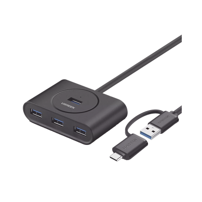 Hub USB-A/USB-C 4 Puertos 5Gbps
