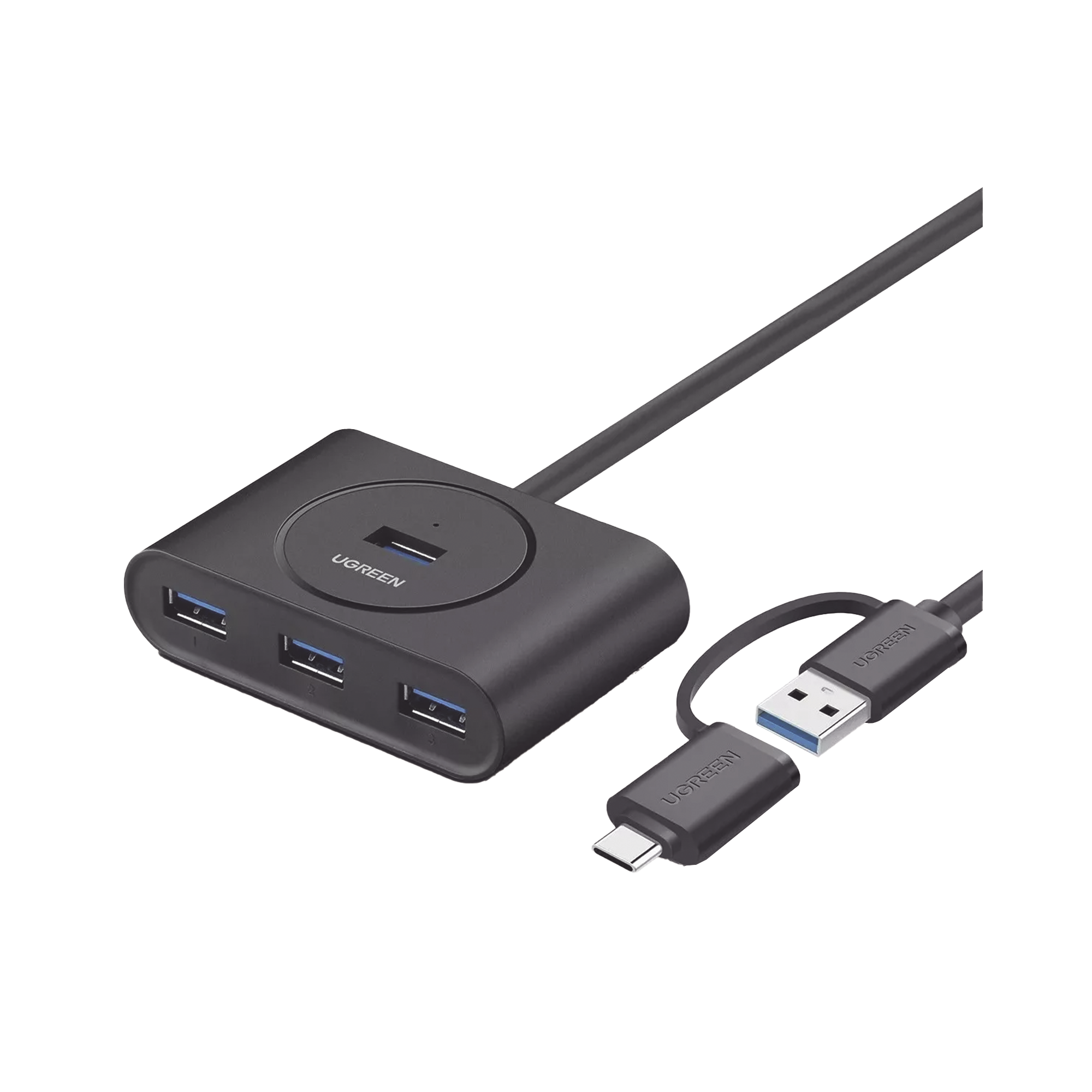 Hub USB-A/USB-C 4 Puertos 5Gbps