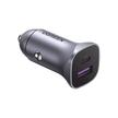 Cargador de Auto 30W USB-C y USB-A Carga Rápida