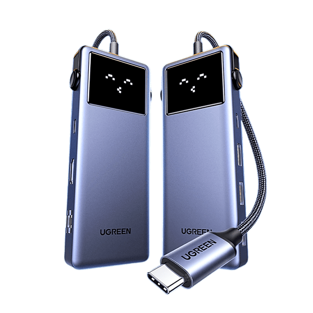 Hub USB-C 7 en 1 | HDMI 4K@60Hz | Ethernet Gigabit RJ45 | USB-C PD 100W | 2 USB 3.0 + USB-C 3.0 + USB 2.0 | Adaptador Multipuerto para Laptop y Tablet | Cable de 20 cm