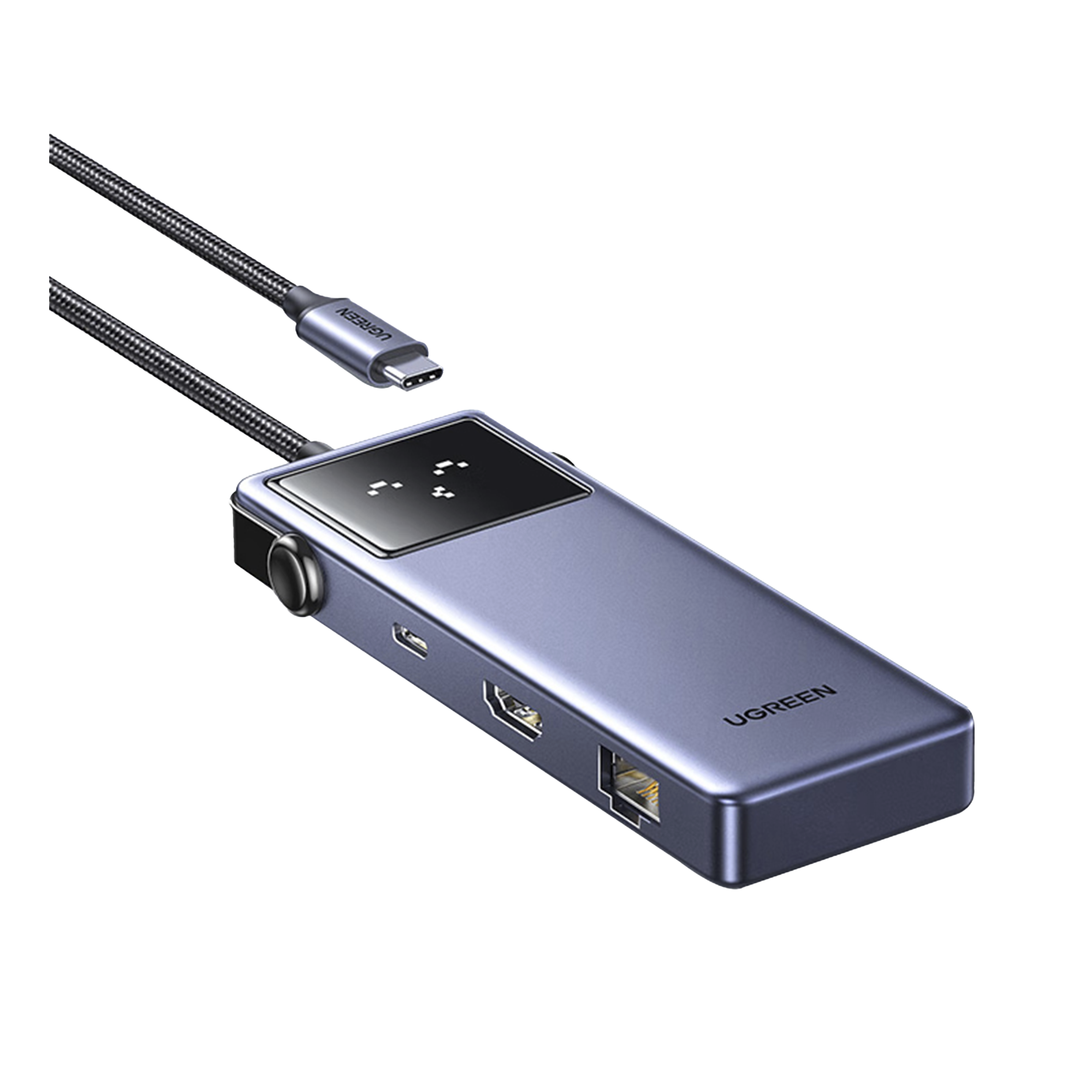 Hub USB-C 7 en 1 | HDMI 4K@60Hz | Ethernet Gigabit RJ45 | USB-C PD 100W | 2 USB 3.0 + USB-C 3.0 + USB 2.0 | Adaptador Multipuerto para Laptop y Tablet | Cable de 20 cm