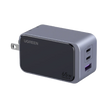 Cargador de 65W serie Nexode S | 3 Puertos de Carga Rápida | 2 USB-C | 1 USB-A | Tecnología GaN II | PD3.0 | QC4.0 | FCP/SCP/AFC/PPS/PPS2.0 | Tecnología de Protección Térmica | Optimiza la Carga | Carcasa Ignifuga.