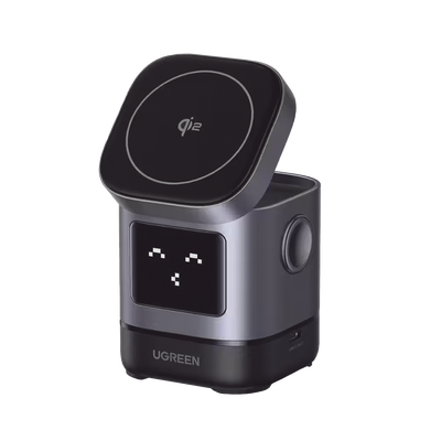 Cargador Inalámbrico Robot Qi2 15W 2 en 1