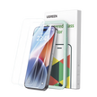 Protector de pantalla UGREEN HD con marco de instalación para iPhone 16 Pro (paquete de 2)