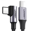 Cable USB-C a USB-C 1m 60W Conector 90°
