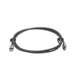 Cable USB-C a USB-C de 1 Metro | Carga Rápida de Hasta 60W | Transferencia de Datos 480 Mbps | Compatible con PD 3.0 y QC 4.0 | Nylon Trenzado | Carcasa de Aluminio | Color Negro