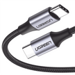 Cable USB-C a USB-C de 1 Metro | Carga Rápida de Hasta 60W | Transferencia de Datos 480 Mbps | Compatible con PD 3.0 y QC 4.0 | Nylon Trenzado | Carcasa de Aluminio | Color Negro