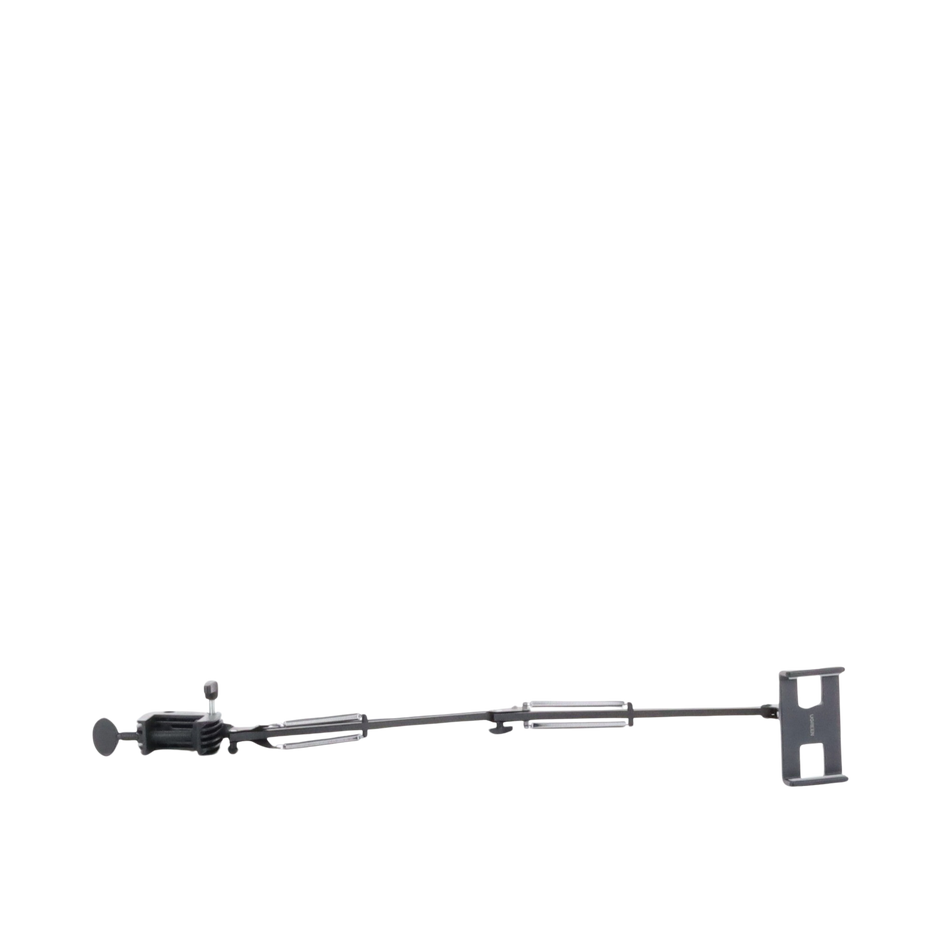 Soporte para Tableta con Brazo tipo Perezoso / Brazo Ajustable y Cabezal de 360° / 3 Perillas de Ajuste / Soporta dispositivos de 4'' a 12.9'' de hasta 1.5 KG / ABS + Metal de Alta Calidad.