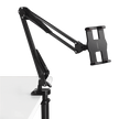 Soporte para Tableta con Brazo tipo Perezoso / Brazo Ajustable y Cabezal de 360° / 3 Perillas de Ajuste / Soporta dispositivos de 4'' a 12.9'' de hasta 1.5 KG / ABS + Metal de Alta Calidad.