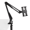 Soporte para Tableta con Brazo tipo Perezoso / Brazo Ajustable y Cabezal de 360° / 3 Perillas de Ajuste / Soporta dispositivos de 4'' a 12.9'' de hasta 1.5 KG / ABS + Metal de Alta Calidad.