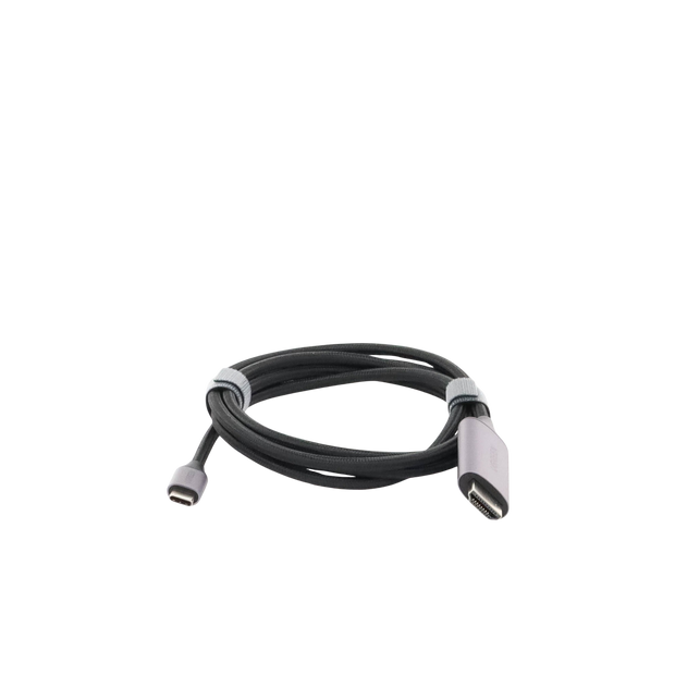 Cable USB-C a HDMI 4K de 1.5 Metros | Compatible con Thunderbolt 3 y 4 | Resolución 4K@60Hz | Modo Espejo y Extendido | Carcasa de Aluminio | Nylon Trenzado | Ideal para Laptop, Monitor y TV