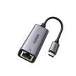 Adaptador USB-C a Ethernet Gigabit RJ45 | USB 3.1 5Gbps | Compatible con Thunderbolt 3 | Velocidad de hasta 1000 Mbps | Chip Inteligente | Carcasa de Aluminio | Cable de 10 cm