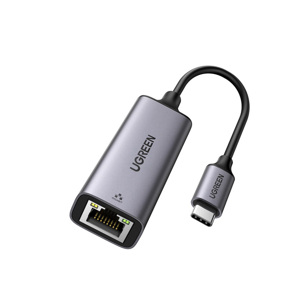 Adaptador USB-C a Ethernet Gigabit RJ45 | USB 3.1 5Gbps | Compatible con Thunderbolt 3 | Velocidad de hasta 1000 Mbps | Chip Inteligente | Carcasa de Aluminio | Cable de 10 cm