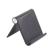 Soporte de Escritorio  para Teléfono Celular / Ajustable de 0° a 100° / Goma Antiarañazos / Antideslizante / Amplia Compatibilidad con dispositivos de 4'' a 7.9'' / Plegable / ABS / Color Negro