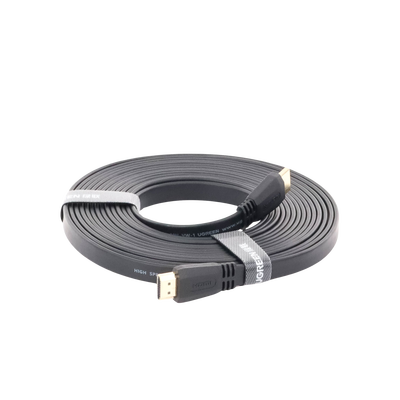Cable HDMI 2.0 Plano de 5 Metros (16.40 Pies) / 4K@60Hz / HDR / 3D / HEC (Canal Ethernet HDMI) / ARC (Canal de Retorno de Audio) / Color Profundo de 48 Bits / Audio de 32 Canales / HDCP / Audio Dolby True HD 7.1 / 18 Gbps / EstaÑado y Triple Blindaje / A